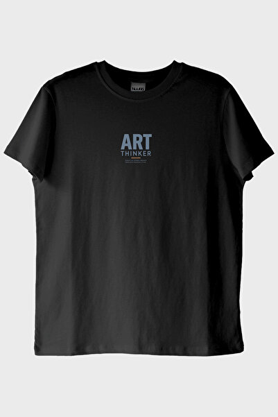 lofux Art Thinker Black T-Shirt