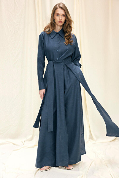 Touché Privé Linen Front Slit Set of 2