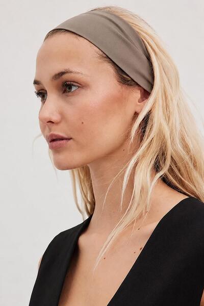 New Obsessions Jersey Hair Band Elastic Combed Sports Headband Yoga Headband