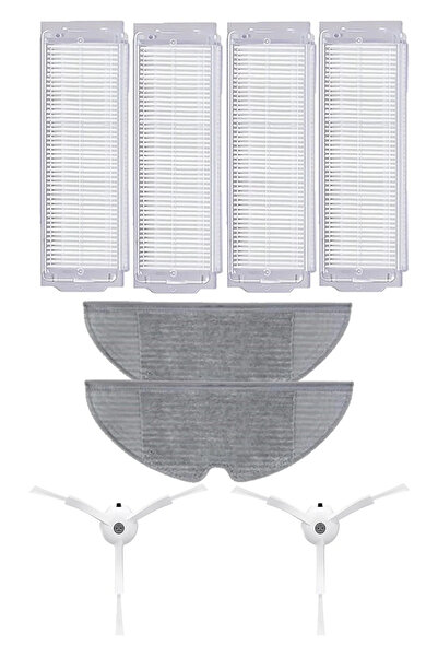 LİN GRUP Set de 8 piese de schimb compatibile cu aspiratorul robot Xiaomi Vac...