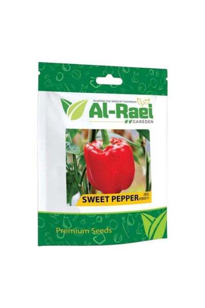 Generic Al-Rael Red Sweet Pepper Seeds for Kitchen & Home Gardening, Non-GMO