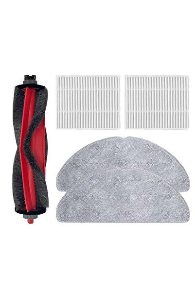 LİN GRUP Roborock Q8 + Robot Vacuum Cleaner Compatible 5-Piece Spare Parts Set