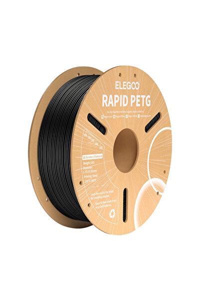 ELEGOO Filament PETG Rapid pentru imprimante 3D pentru proiecte negre