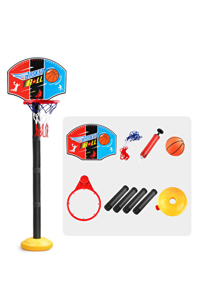 Choice One set Toddler Adjustable Basketball Hoop 52-115CM Stand Rack for Kid...