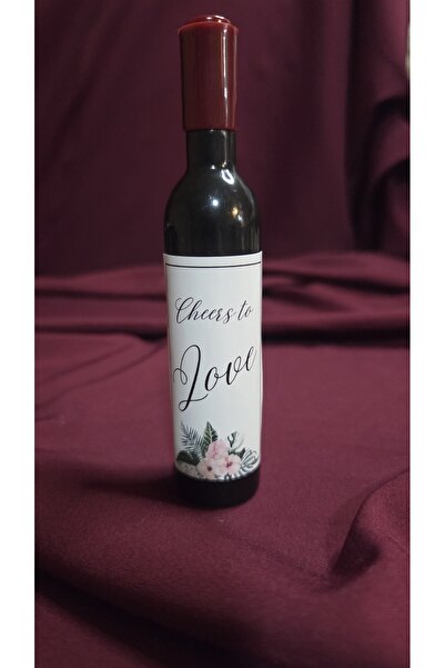 Divart Studio Set 10 Mărturii Nuntă / Botez Tip Sticlă de Vin – Tirbușon Mult...