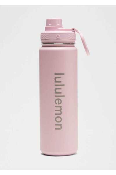 Generic Brand Lulu-Lemon Stainless Steel Thermos 710 ml (24 oz) Vacuum Insula...