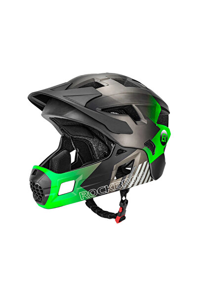 ROCKBROS Cască de ciclism pentru copii Ts-61 cu protecție detașabilă pentru g...