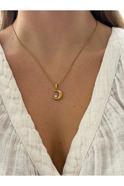 Pinery Jewels قلادة نسائية من الفولاذ المقاوم للصدأ بتصميم بسيط لا تتأثر بالصدأ