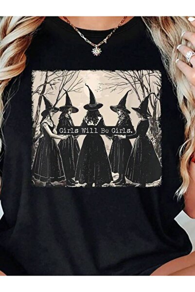 k222 تي شيرت رياضي مطبوع عليه Witch In The Forest من WILL BE GIRLS، تي شيرت ف...