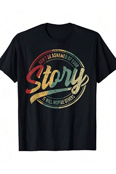 26LIK Men'S Inspirational Recovery-Shirt - Don'Be Ashamed Of Your, It Will In...