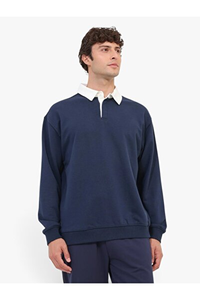 lumberjack 6W ml Damy 16Id110 6Pr Men's Navy Blue Sweatshirt - 102708389