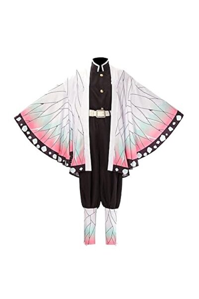 Funny Party Team Costum Cosplay Anime Shinobu Kocho Demon Slayer, Echipă amuz...
