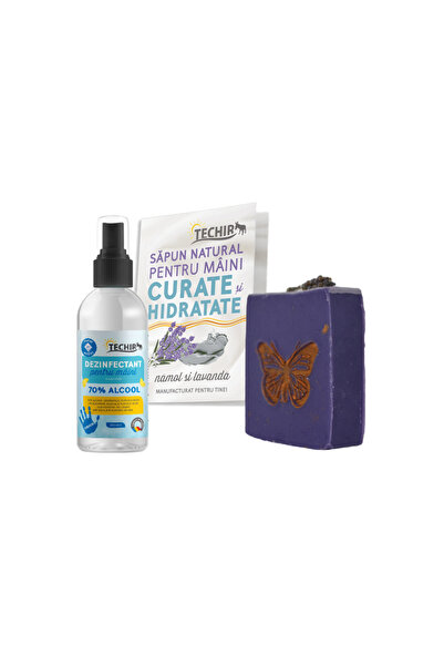 Techir KIT PENTRU MÂINI CURATE ȘI HIDRATATE CU LAVANDĂ