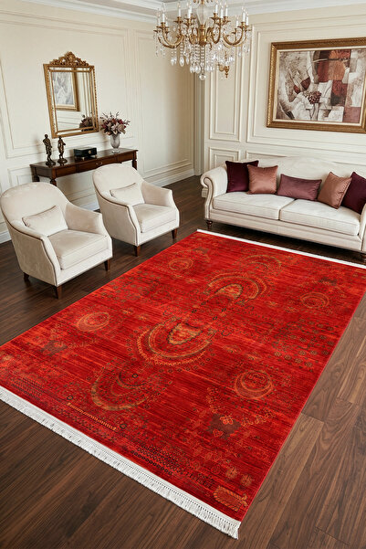 Koza Halı Koza Hayad Gördes Bordo Halı Kilim Salon Oturma Odası Yatak Odası K...
