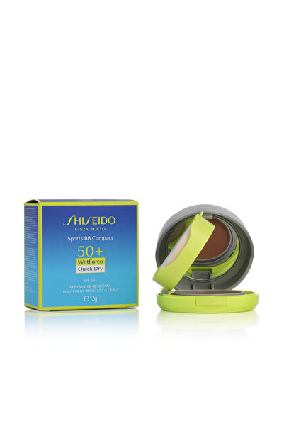Shiseido WetForce Quick Dry Sports BB Compact SPF 50+ (Nuanță foarte închisă)...