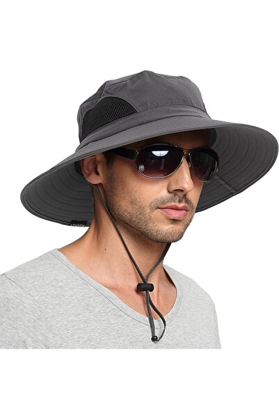 STARSTAR UV-protective wide-brimmed waterproof folding hat for men and women,...