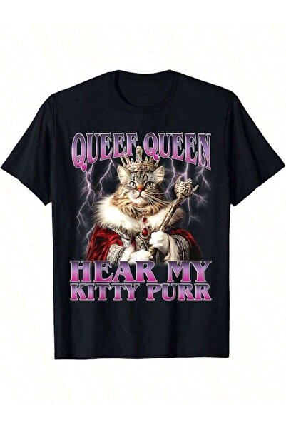 kai22 Queef Queen Hear My Kitty Purr Funny Men T-Shirt
