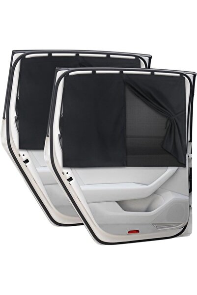 STARSTAR Sun Protection Two-Piece Car Sunshade Set Magnetic Double-Layer Side...