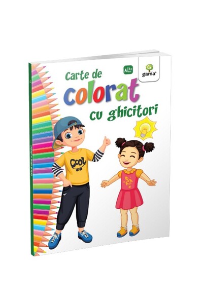 Gama Carte de colorat cu ghicitori
