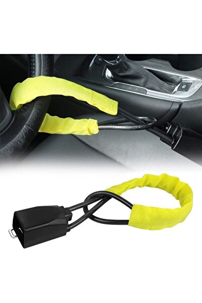 STARSTAR Steering Wheel Locks and Anti-Theft Seat Belts for Cars SUVs Golf Ca...