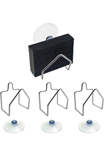 STARSTAR Stainless Steel Kitchen/Bathroom/Sink Sponge Rack - 4-Pack Dishwashi...
