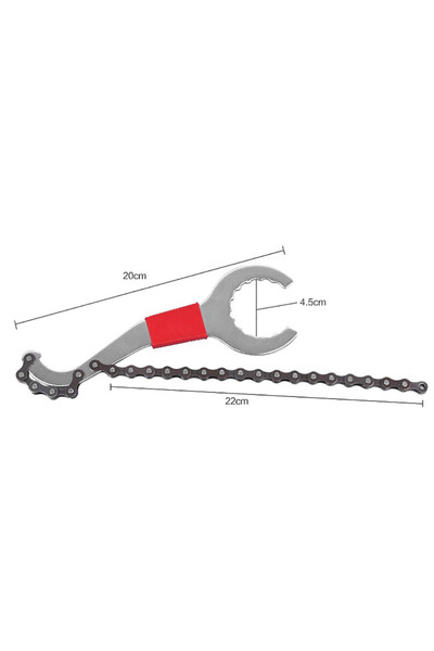 STARSTAR 6-in-1 bicycle freewheel tool with crank remover