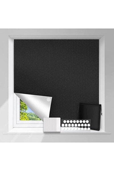 STARSTAR Blackout Curtains, 150x100 cm, Velcro fabric, no drilling required, ...