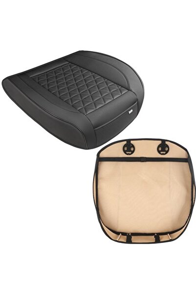 STARSTAR Front car seat covers – PU leather – padded design – non-slip bottom...