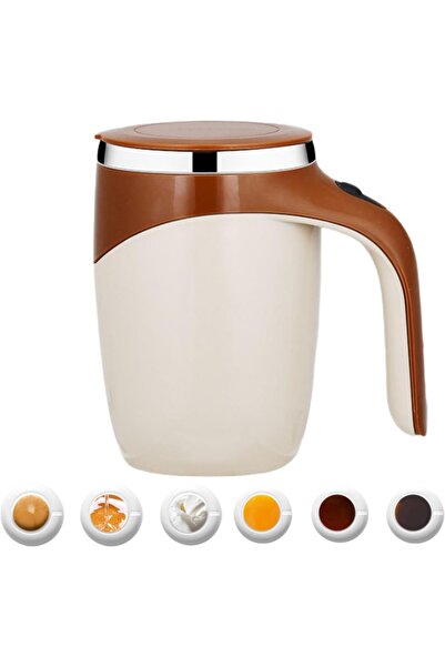 STARSTAR 400ml Fully Automatic Stainless Steel Mixing Cup - Coffee Color
