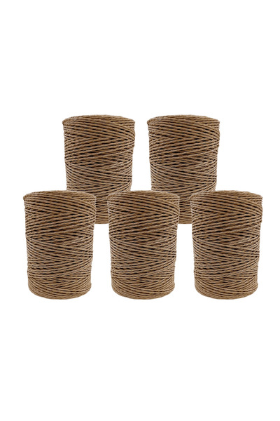 hobimon 950-1000 Gr Imported Wrapped Paper Thread 5 Pieces Softened Color Cod...