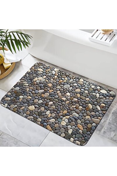 STARSTAR Bathroom Rugs Non Slip Washable - Cobblestone Pattern Bath Mat - Sma...