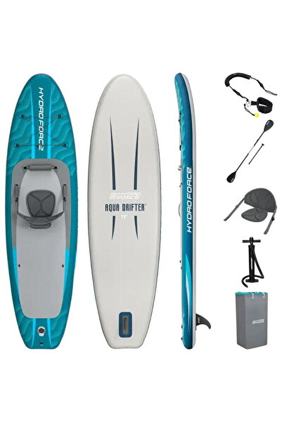 BESTWAY Σετ σανίδας SUP Hydro-Force Aqua Drifter, 335 x 91.5 x 15 εκ., περιλα...