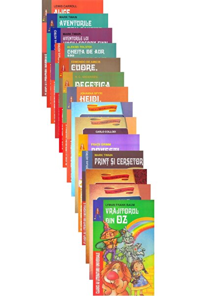 Astro Pachet 14 carti cu autori clasici din literatura universala