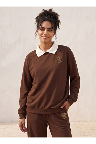 SP Characters CHR L CONTRAST COLLAR GRAPHIC SWEATSHIRT