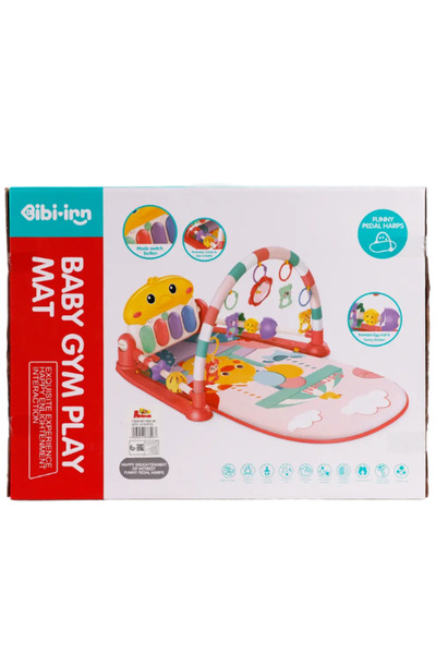 Generic Brand Baby Activity Play Mat with Musical Piano and Hanging Toy Arch ...