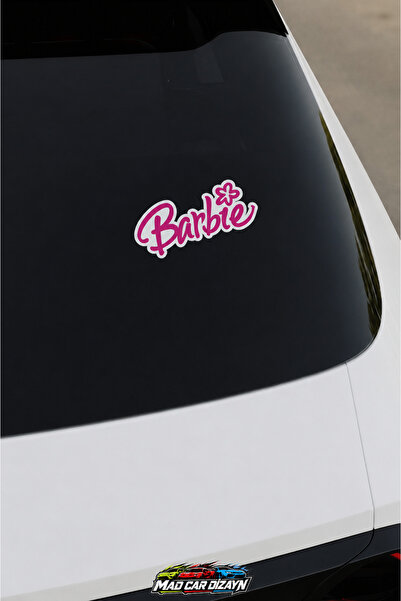 Barbie Baskı Sticker- Araba-Motosiklet Etiket Sticker