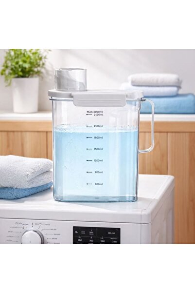 BAMI NETWORK Recipient Detergent cu Dozator 3L pentru Utilizare Eficienta