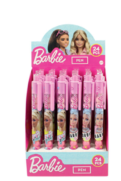 Barbie 1 adet boncuklu tükenmez kalem