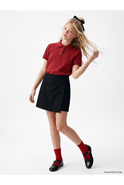 LC Waikiki Girl's Gabardine Shorts Skirt for Style Enthusiasts from Uzg Store