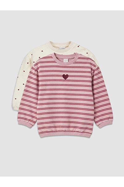 LC Waikiki Esvab • Modern & Stylish Baby Girl Long Sleeve T-Shirt 2-Pack