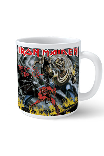 ART HEDİYE Iron Maiden the Number of the Beast 2015 Remaster Printed Mug