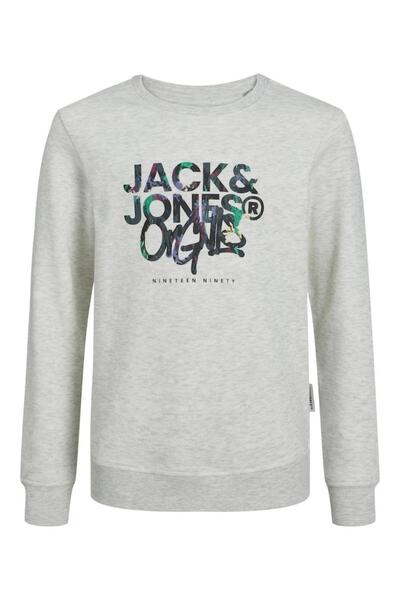 Jack & Jones Μπλούζα φούτερ "Silverlake" γκρι μελανζέ