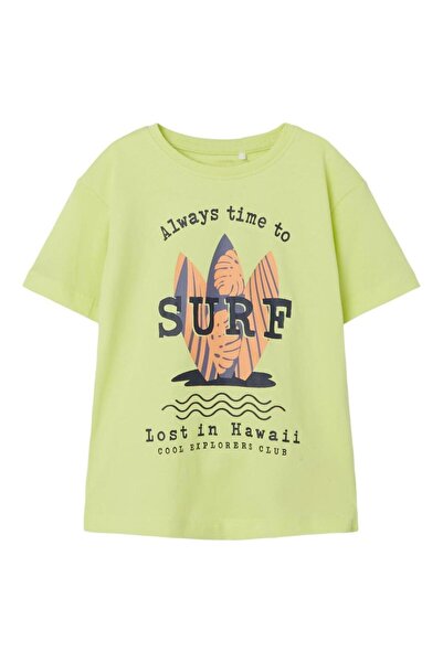Name it Μπλούζα "Always time to surf" κίτρινη