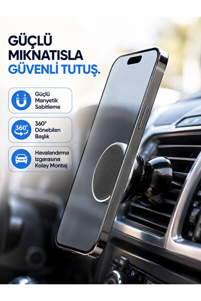 Twin Store Magnetic Ventilation Grille Phone Stand