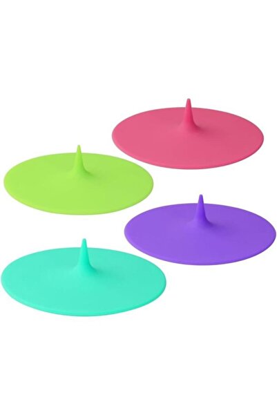 STARSTAR Cup lid - Unspecified - Pack of 4 - Food grade silicone - Random col...