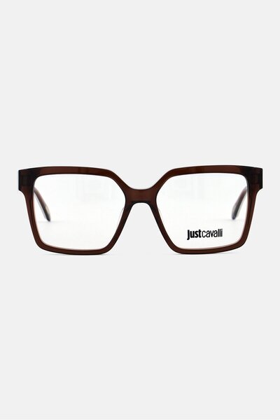 Just Cavalli Women VJC006 Square Eyeglasses, Brown