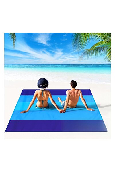 STARSTAR Waterproof and sandproof beach mat, 79 inches x 83 inches, quick-dry...