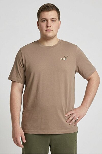 Puma Men Sportswear Fit Short Sleeve Outdoor T-Shirt, Tan