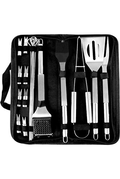 STARSTAR 22-Pc Stainless Steel BBQ Grill Tool Set with Storage Bag, Heavy Dut...