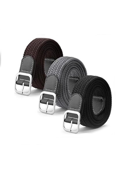 STARSTAR Woven Belt - Three-Piece Set - Woven Pants Belt - Canvas Belt - Work...
